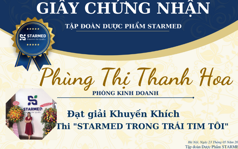 Starmed trong trai tim toi Phung Thi Thanh Hoa