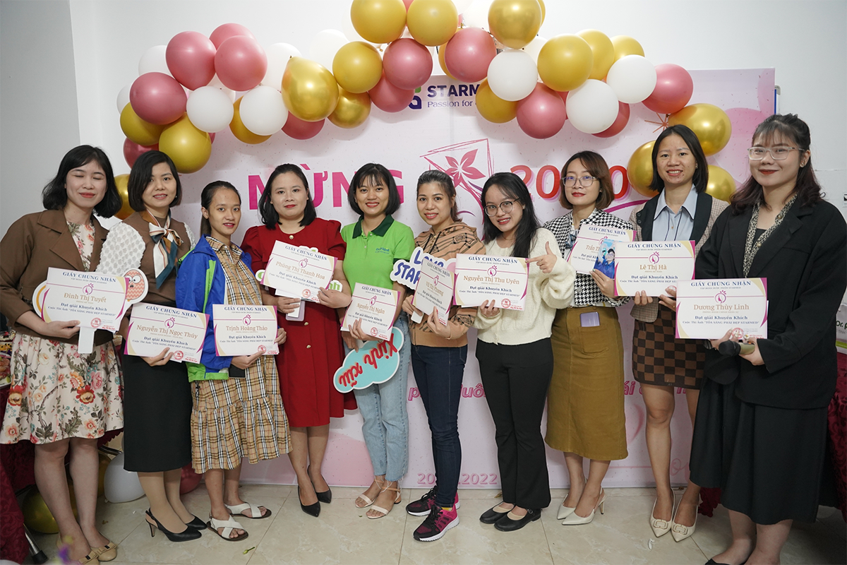 Trao giải cuộc thi ảnh “Tỏa sáng phái đẹp Starmed”