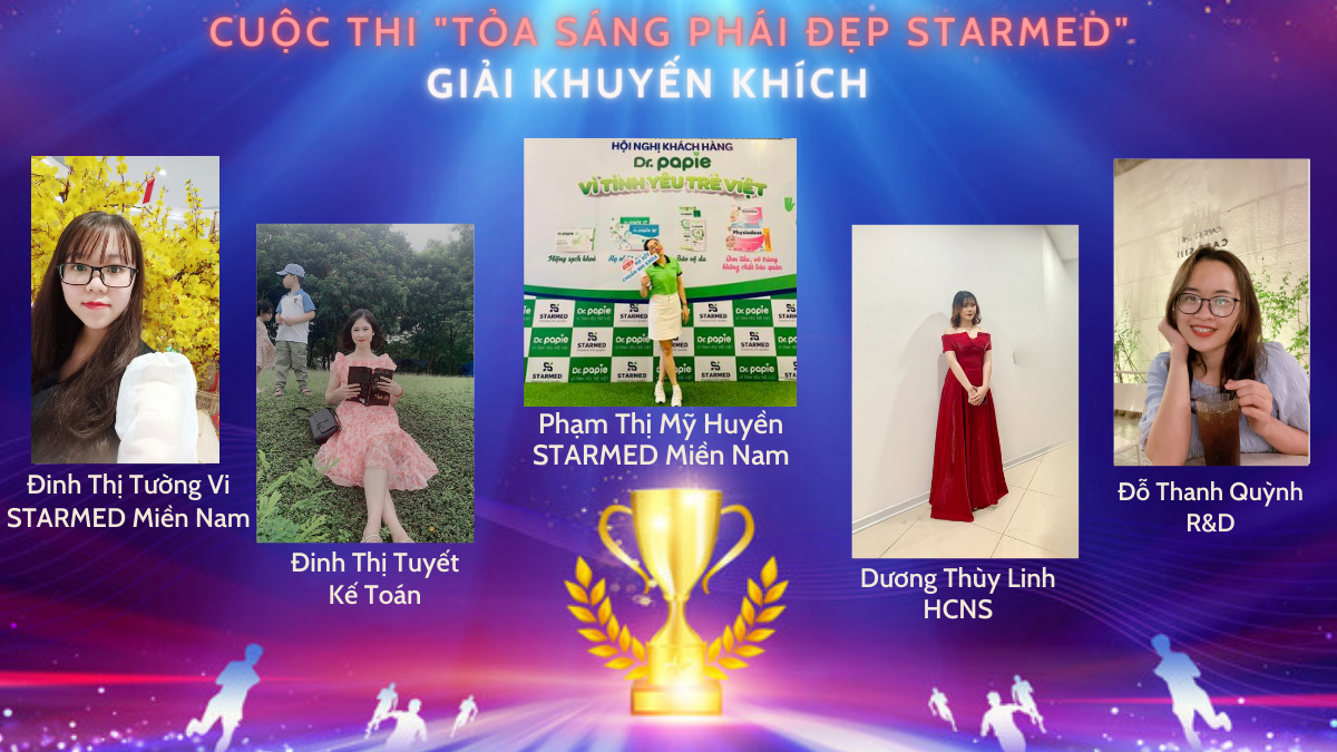 Trao giải cuộc thi ảnh “Tỏa sáng phái đẹp Starmed”