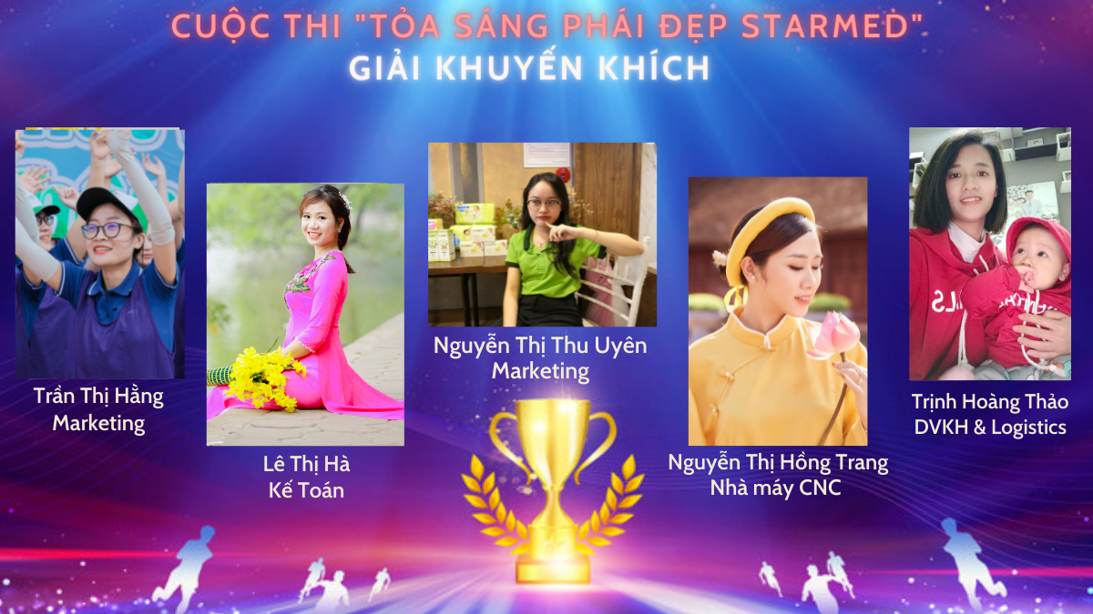 Trao giải cuộc thi ảnh “Tỏa sáng phái đẹp Starmed”