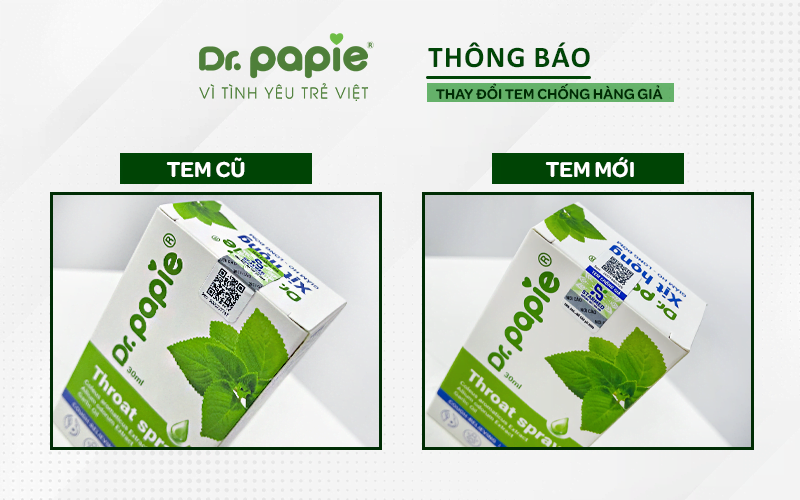 Notice of change of anti-counterfeit stamp on Dr.papie products 3 Thay doi ten chong hang gia 3