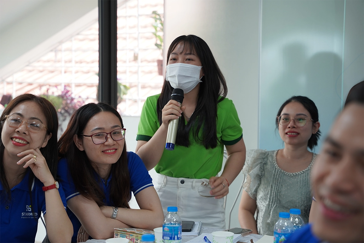 Buổi chia sẻ văn hóa doanh nghiệp STARMED: cởi mở chia sẻ - lan tỏa niềm tin 11 Khoa chia se van hoa doanh nghiep Starmed 2023 13