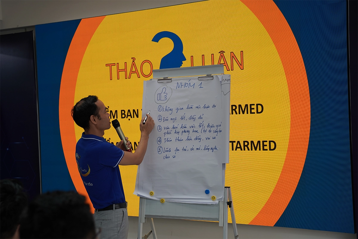 Buổi chia sẻ văn hóa doanh nghiệp STARMED: cởi mở chia sẻ - lan tỏa niềm tin 3 Khoa chia se van hoa doanh nghiep Starmed 2023 4