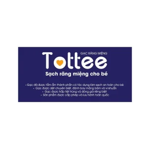 Tottee Oral Cleaning Gauze 7 Gạc răng miệng Tottee