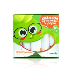 Khăn sữa sợi tre cao cấp Dr.Papie